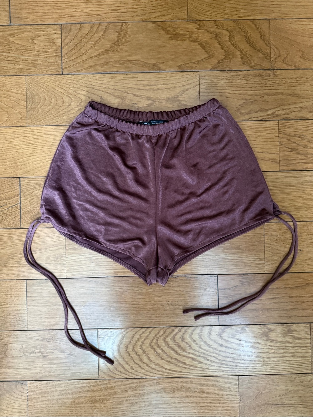 Zara Drawstring Side-Tie Shorts